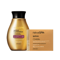 Combo Nativa Spa Quinoa & Amêndoas: Sabonete Em Barra + Óleo Hidratante Corporal