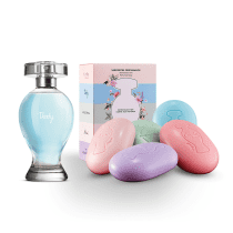 Combo Thaty: Thaty Desodorante Colônia 100ml + Sabonetes Perfumados Boticollection 5X80g