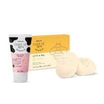 Combo Presente Cuide-se Bem: Sabonete Em Barra 80g + Creme para Mãos 50g