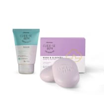 Combo Presente Cuide-se Bem: Sabonete em Barra Rosa e Algodão 80g + Creme para Mãos Nuvem 50g