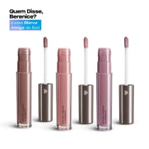Combo Quem Disse, Berenice?: Batom Líquido Supermate: Rose Rosetali 4ml + Bege Castanheli 4ml + Rose Roseirali 4ml