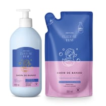 Combo Cuide-se Bem Show de Banho: Loção Hidratante Corporal 400ml + Refil 350ml
