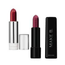 Combo Make B.: Batom Mate Violeta Violet 4g + Refil Batom Glossy Vinho Wine 3,6g