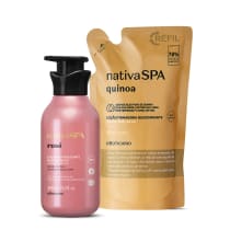 Combo Nativa SPA: Loção Revitalizante Corporal Rosé 400ml + Refil Loção Firmadora Corporal Quinoa 400ml