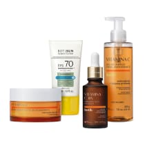 Combo Cuidados Faciais e Proteção Solar (4 itens)