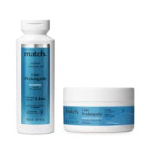 Imagem do produto Combo Match Liso Prolongado: Shampoo 300ml + Máscara Capilar 250g