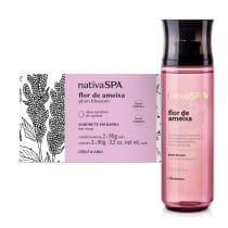 Combo Presente Natal Nativa SPA: Body Splash Flor de Ameixa 200ml + Sabonete em Barra Ameixa 2x90g