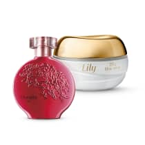 Imagem do produto Combo Pele Perfumada: Floratta Red Desodorante Colônia 75ml + Creme Acetinado Corporal Lily 250g