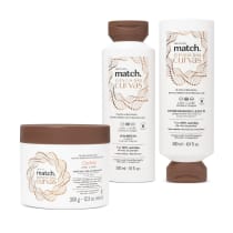 Imagem do produto Combo Match Ciência das Curvas: Shampoo 300ml + Condicionador E Leave-In 300ml + Máscara Capilar Hidratante Cachos 350g