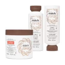 Imagem do produto Combo Match Ciência das Curvas Cachos: Shampoo 300ml + Condicionador e Leave-In 300ml + Creme Para Pentear 450ml
