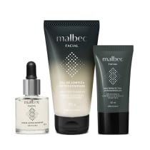 Imagem do produto Combo Malbec Facial Antioleosidade: Sérum 30ml + Gel de Limpeza 150g + Creme Multiprotetor FPS 30 40ml