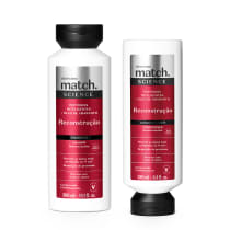 Imagem do produto Combo Match Science Reconstrução: Shampoo 300ml + Condicionador 280ml