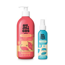 Imagem do produto Combo Au.Migos Pets: Shampoo 400ml + Limpa e Hidrata Patinhas 120ml