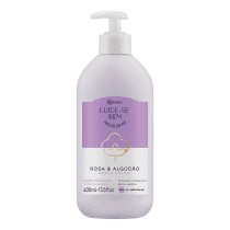 Loção Hidratante Desodorante Corporal Cuide-se Bem Rosa e Algodão, 400ml