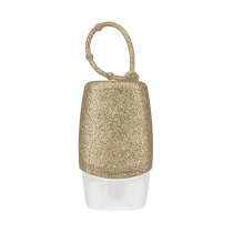 Capinha Glitter Dourado em Silicone