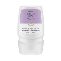 Creme Hidratante Desodorante para Mãos Cuide-se Bem Rosa e Algodão, 25ml