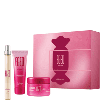 Kit Presente Egeo Dolce: Desodorante Colônia 10ml + Merengue Hidratante Desodorante 85g+ Creme para as Mãos 50g