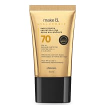 o Boticário Make B. Hyaluronic FPS70 20 - Base Líquida 30ml