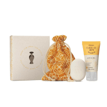 Kit Presente Cuide-Se Bem Leite e Mel: Loção Hidratante Desodorante 30ml + Sabonete em Barra 25g + Saquinho (10x15)