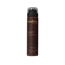 Frasco de spray íntimo da marca Malbec Pure Gold, com embalagem marrom escura e rótulo dourado destacando o nome da marca. O produto é apresentado em formato de aerossol com 75 ml de volume.