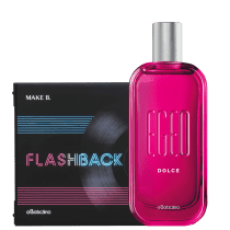Conjunto Egeo Dolce & Make B. Flash Back o Boticário Feminino - Desodorante Colônia 90ml + Paleta de Maquiagem