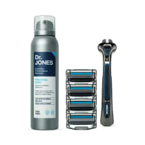 Imagem do produto Combo The Razor 4: Aparelho de Barbear + Espuma de Barbear Hidratante 160ml