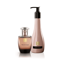 Kit Velvet Cristal Colônia Desodorante + Loção Desodorante Hidratante