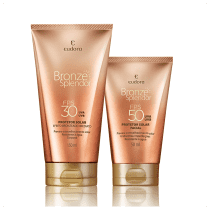 Kit Bronze Splendor Protetor Solar Facial FPS 50 + Corporal FPS 30