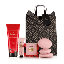 Kit Presente Instance Frutas Vermelhas Hidratante Desodorante Corporal + Creme Mãos + Sabonete