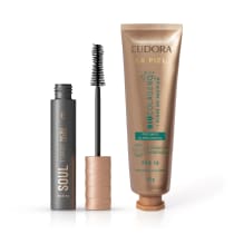 Combo Máscara Para Cílios Soul Turbo Microesferas 10g + Hidratante Para Mãos FPS 15 La Piel Algas do Pacífico 50g