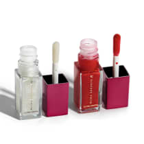 Combo Gloss Crystal Niina Secrets: Vermelho Ágata 7ml + Holográfico Moon Stone 7ml