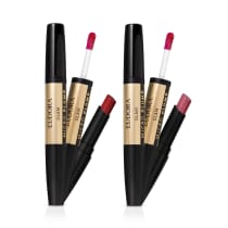 Combo Batom Glam Micro Plump: Rosado Nobre 1,8g + Vermelho Único 1,8