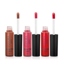 Combo Batom Tint 2 em 1 Soul: Vermelho 5,5ml + Marrom Nude 5,5ml + Rosa 5,5ml