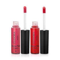 Combo Batom 2 em 1 Soul: Rosa 5,5ml + Vermelho 5,5ml