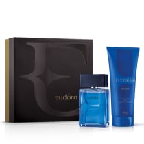 Combo Dia dos Pais Eudora H Refresh: Desodorante Colônia 100ml + Shower Gel 2 em 1 200g + Caixa Presente tamanho P
