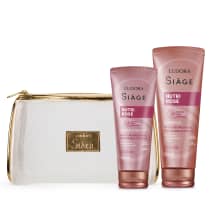 Combo Siàge Nutri Rosé: Shampoo 250ml + Condicionador 200ml + Nécessaire