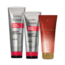 Combo Eudora: Sabonete Líquido Imensi Alive 200ml + Shampoo Glow Expert 250ml + Condicionador Glow Expert 200ml