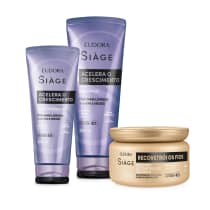 Combo Siàge Crescimento e Reconstrução: Shampoo 250ml + Condicionador 200ml + Máscara Capilar 250g