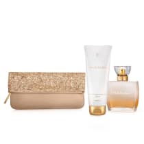 Combo Imensi Desodorante Colônia 100ml + Loção Corporal 200ml + Clutch Luxo Dourado Eudora