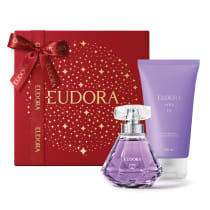 Combo Presente Natal Lyra Joy: Desodorante Colônia 75ml + Loção Corporal 150ml + Caixa Tamanho M