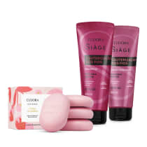 Imagem do produto Combo Shampoo Cauterização dos Fios 250ml + Condicionador Cauterização dos Fios 200ml + Sabonete Instance 4x80g