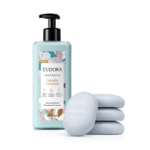 Imagem do produto Combo Instance Algodão e Jasmim: Sabonete Vegetal em Barra 4x80g + Creme Corporal 400ml