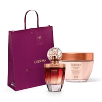 Imagem do produto Combo La Victorie Intense: Eau de Parfum 75ml + Creme Acetinado 250g + Kit Sacola  Eudora