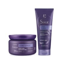 Imagem do produto Combo Siàge Loiro Expert: Máscara Capilar Matizadora 250g + Repositor Pré e Pós-Química 100ml