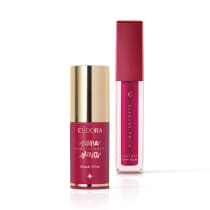 Imagem do produto Combo Niina Secrets: Blush Stick Daily Rosa 5g + Batom Líquido Pink Peônia Skinny Matte 5ml