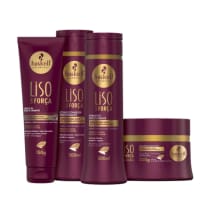 Imagem do produto Kit Haskell Liso Com Força Sh Cond Másc Leav 300ml 4 Itens