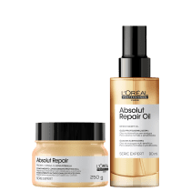 Imagem do produto Kit L'Oréal Professionnel Serie Expert Absolut Repair Omega-9 + Protein Dupla (2 Produtos)
