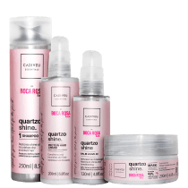 Kit Cadiveu Essentials Quartzo Shine by Boca Rosa Hair Tratamento (4 Produtos)