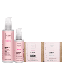 Kit Cadiveu Essentials Quartzo Shine by Boca Rosa Hair Ritual em Barra (4 Produtos)