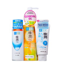 Kit Hada Labo Gokujyun Hidra & Clean (3 Produtos)